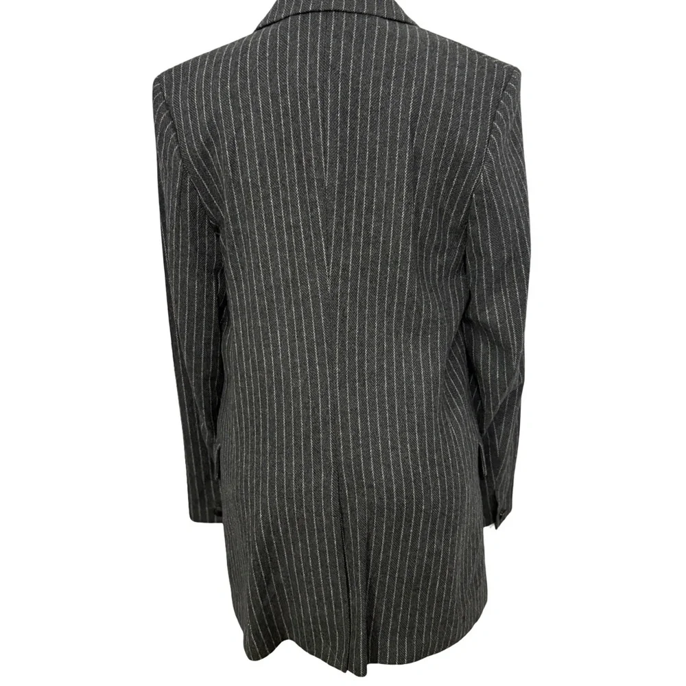 NWT | Rag & Bone Grey Stripe Charles Italian Wool Blazer - Picture 4 of 10